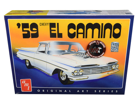 Skill 2 Model Kit 1959 Chevrolet El Camino 2 in 1 Kit \"Original Art Series\" 1/25 Scale Model by AMT